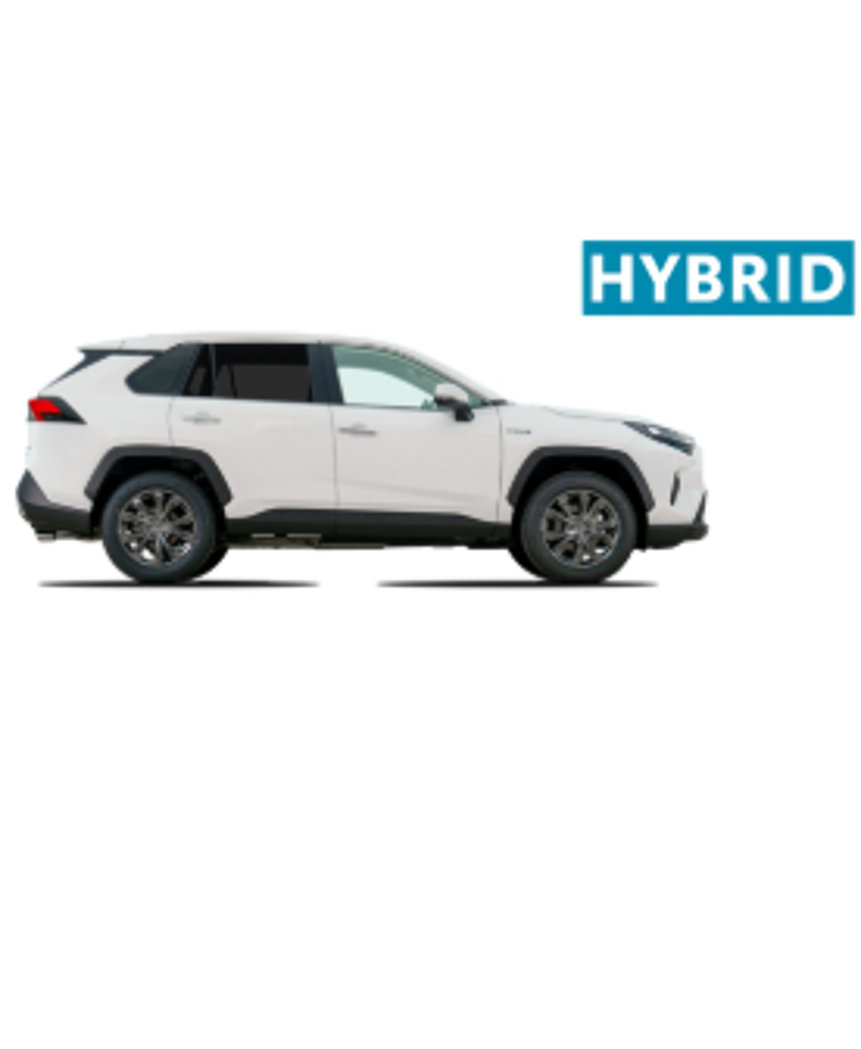 Side view Toyota RAV4 Hybrid
