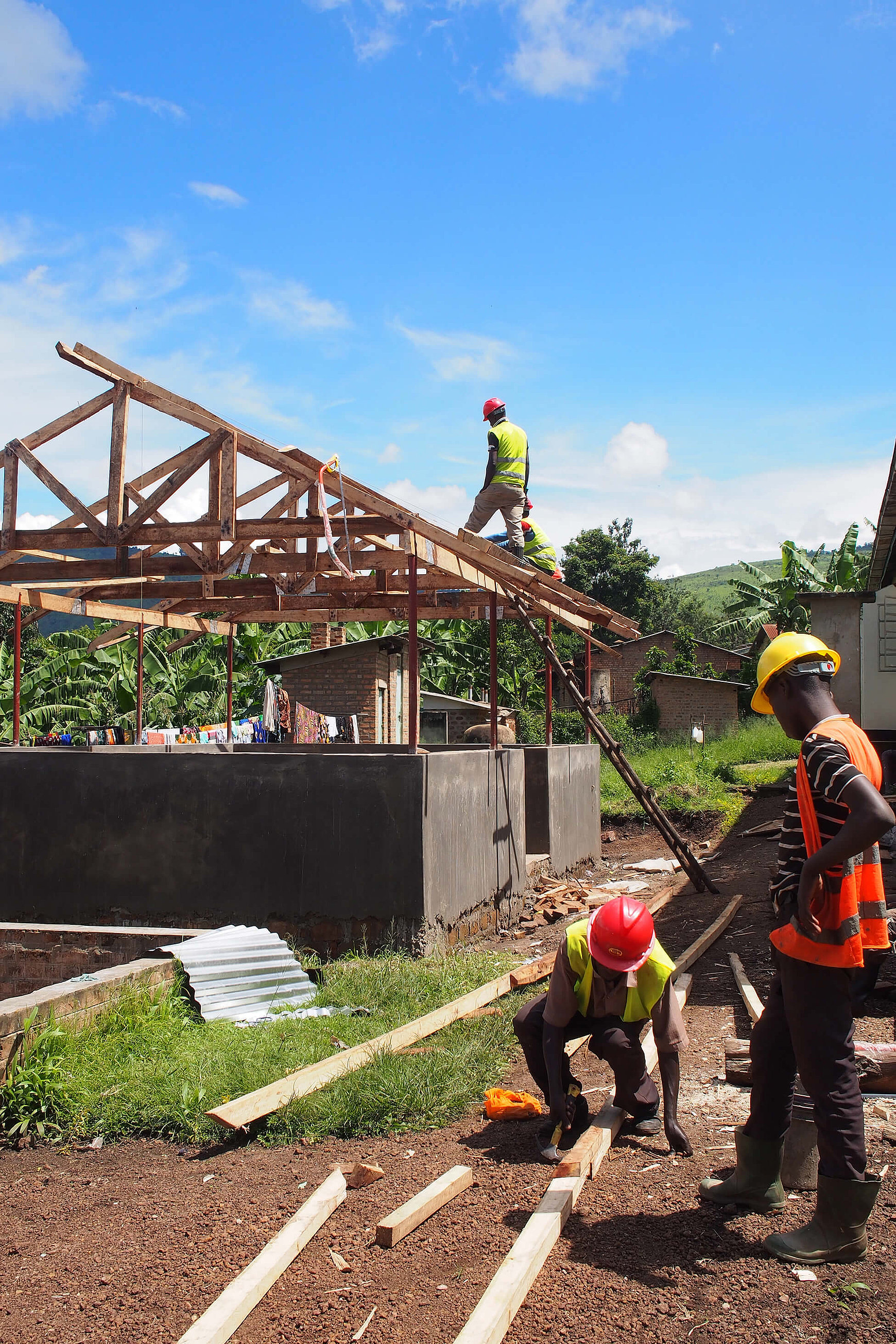 New construction of the OPD (Out Patient Department)