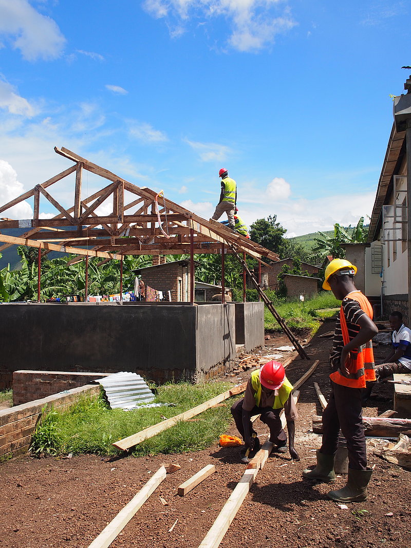 New construction of the OPD (Out Patient Department)