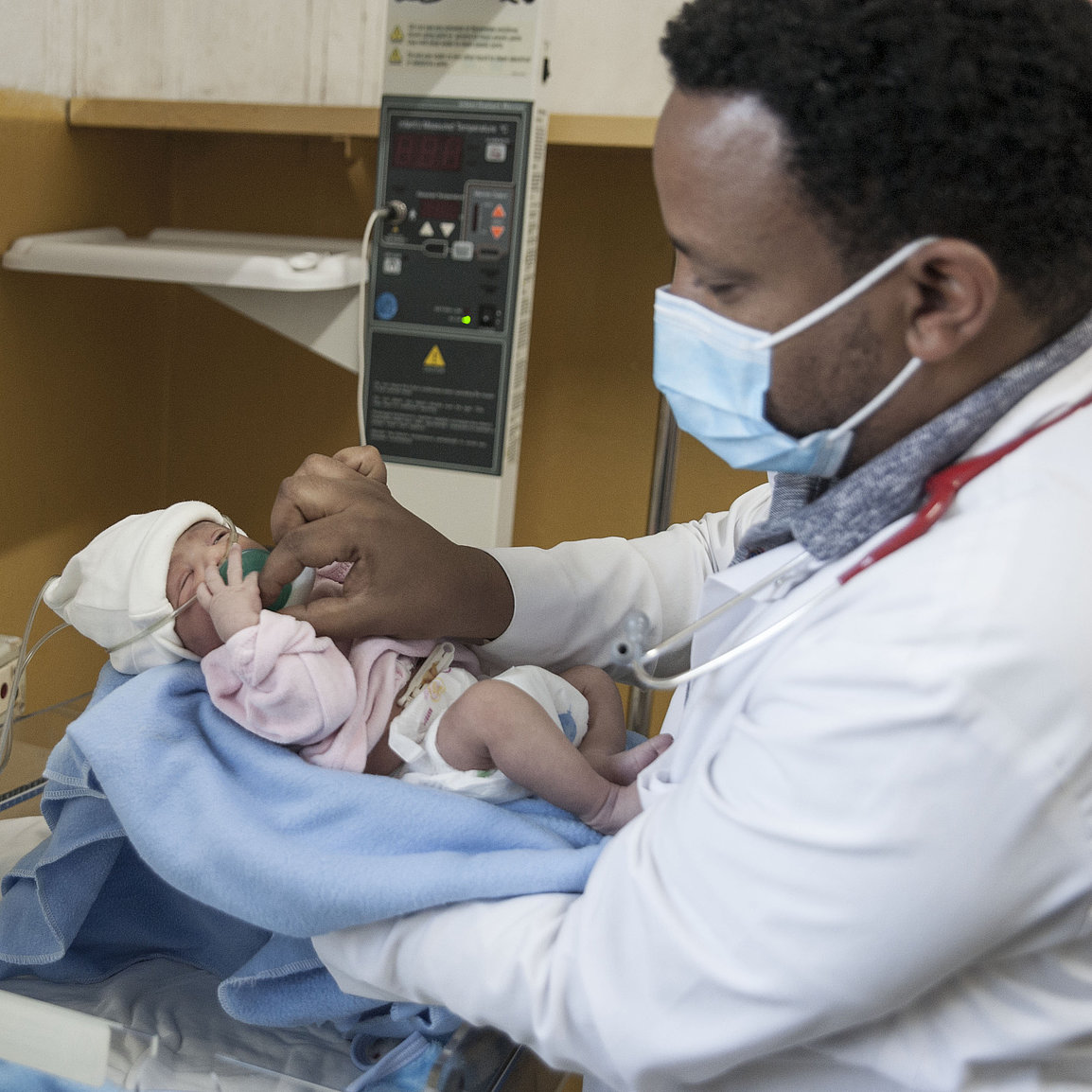 Medical care of an infant